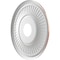 Ekena Millwork Berkshire PVC Medallion (Canopies up to 7"), 16"OD x 3 1/2"ID x 1"P, Metallic Champagne Pink CMP16BEFCP - alternate 4